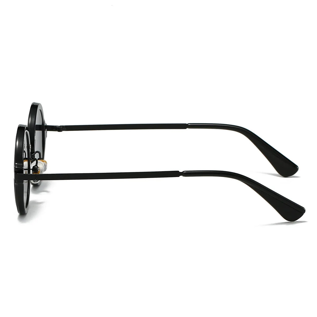 New Lenon Retro Metal Round Frame Red Sunglasses High Quality UV400