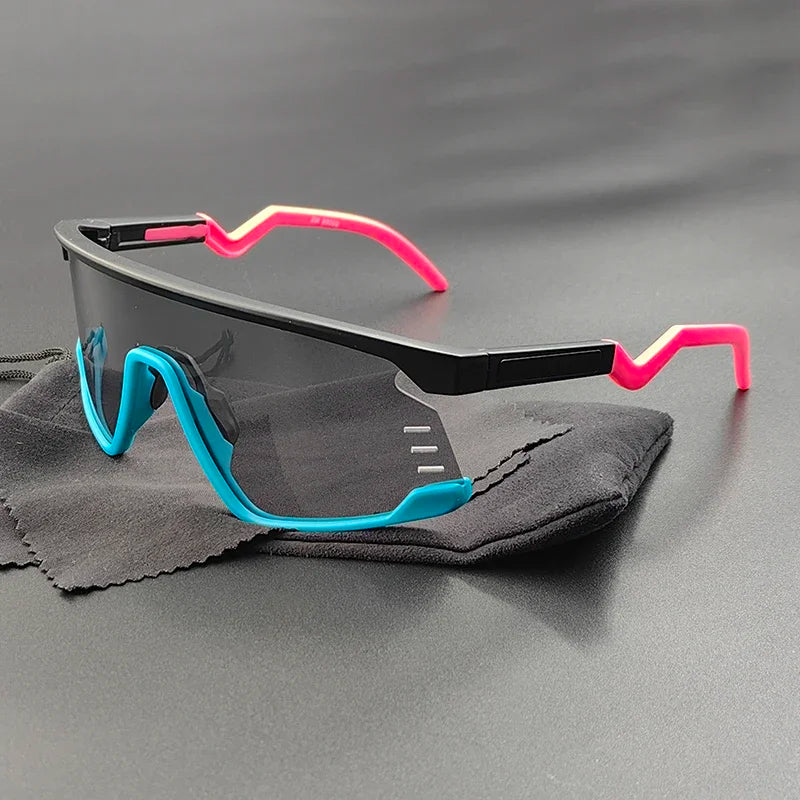Sports Sunglasses UV400 Unisex Goggles Glasses Bike  Lenses